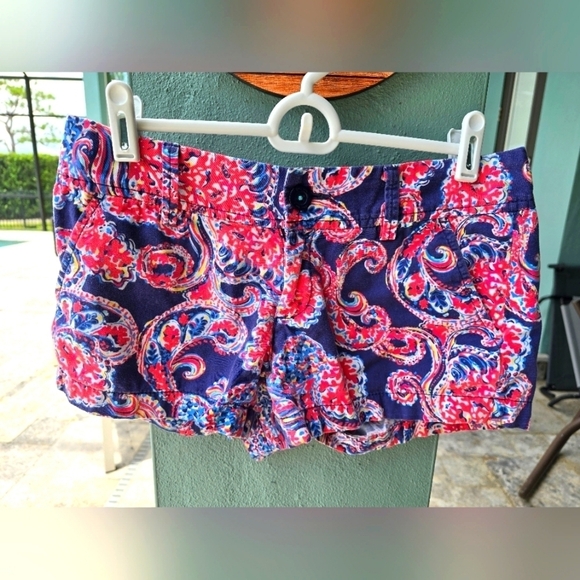 Lilly Pulitzer Pants - 🌴Lilly Pulitzer The Walsh Shorts For The Halibut Paisley Women's🌸 Size 2